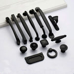 Black Handles for Furniture Cabinet Knobs and Handles