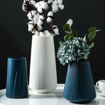 Morandi Plastic Vase Living Room Decoration Ornaments Modern