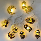 Ramadan Decorations Moon Star Led String Lights EID Mubarak Decor