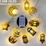 Ramadan Decorations Moon Star Led String Lights EID Mubarak Decor