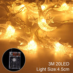 Ramadan Decorations Moon Star Led String Lights EID Mubarak Decor