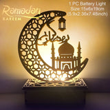 Ramadan Decorations Moon Star Led String Lights EID Mubarak Decor