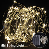 Ramadan Decorations Moon Star Led String Lights EID Mubarak Decor