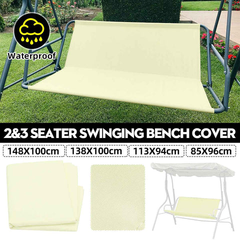 2/3 Seat Waterproof Swing Cover Chair Bench Replacement Patio Garden Outdoor Waterproof