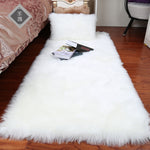 Plush Soft Sheepskin Bedroom Carpet