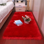 Plush Soft Sheepskin Bedroom Carpet