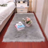 Plush Soft Sheepskin Bedroom Carpet