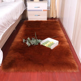 Plush Soft Sheepskin Bedroom Carpet