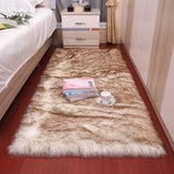 Plush Soft Sheepskin Bedroom Carpet