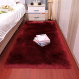 Plush Soft Sheepskin Bedroom Carpet