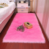 Plush Soft Sheepskin Bedroom Carpet