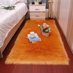 Plush Soft Sheepskin Bedroom Carpet