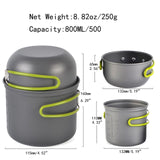 Camping Cookware Outdoor Cooking Set