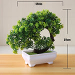 Artificial Plants Pine Bonsai Small Tree Pot Plants Fake Flowers