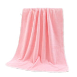 Coral Fleece Towel With Shower Hat Quick Drying Towel Fabric Bath Towel