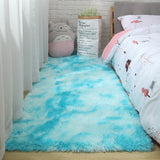 Fluffy Tie Dye Carpets For Bedroom Decor Modern