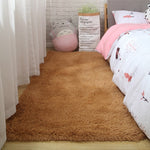 Fluffy Tie Dye Carpets For Bedroom Decor Modern