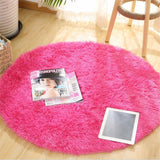 Bubble Kiss Fluffy Round Rug Carpets for Living Room