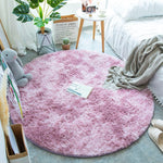 Bubble Kiss Fluffy Round Rug Carpets for Living Room