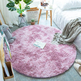 Bubble Kiss Fluffy Round Rug Carpets for Living Room