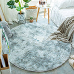 Bubble Kiss Fluffy Round Rug Carpets for Living Room