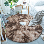 Bubble Kiss Fluffy Round Rug Carpets for Living Room