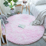 Bubble Kiss Fluffy Round Rug Carpets for Living Room