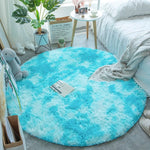 Bubble Kiss Fluffy Round Rug Carpets for Living Room