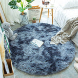 Bubble Kiss Fluffy Round Rug Carpets for Living Room