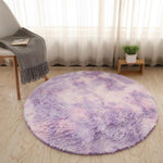 Bubble Kiss Fluffy Round Rug Carpets for Living Room