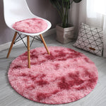Bubble Kiss Fluffy Round Rug Carpets for Living Room
