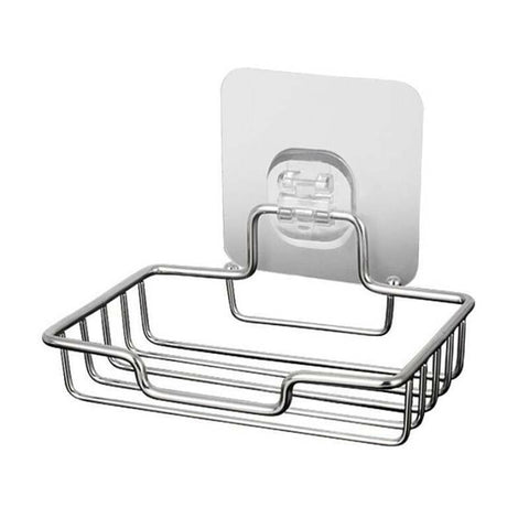 Stainless Steel  Bathroom Shower Shelf Non Rust Soap Shampoo Tray Storage Rack Holder Organizer Suction Cup Basket Tidy Caddy