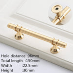 KK&FING Modern Zinc Alloy Black Gold Door Handles Kitchen Cabinet Handles Solid Drawer Knobs Fashion Furniture Handle Hardware