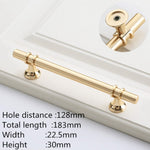 KK&FING Modern Zinc Alloy Black Gold Door Handles Kitchen Cabinet Handles Solid Drawer Knobs Fashion Furniture Handle Hardware