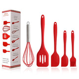 Geetest 5 Pcs Heat Resistant Silicone Cookware Set