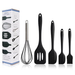 Geetest 5 Pcs Heat Resistant Silicone Cookware Set