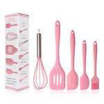 Geetest 5 Pcs Heat Resistant Silicone Cookware Set