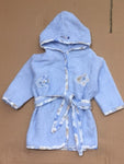 Baby Child Age White Bathrobe Set Cotton