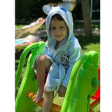 Baby Child Age White Bathrobe Set Cotton