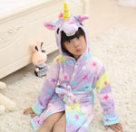 Warm New Kids Flannel Sleepwear Robes Nightgown Children's Nightwear