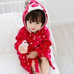 Warm New Kids Flannel Sleepwear Robes Nightgown Children's Nightwear