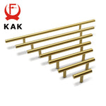KAK 2" ~ 20'' Gold Kitchen Door T Bar Straight Handle Knobs